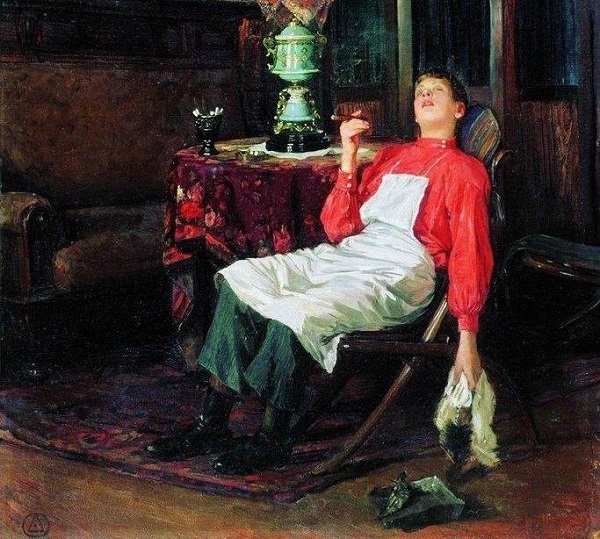 Сочинение по картине В. Е. Маковского «Без хозяина»