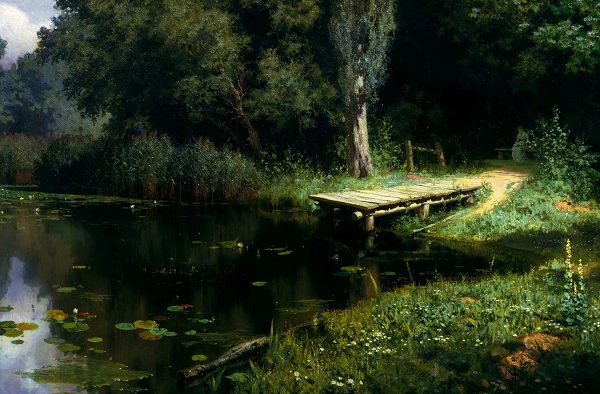 Сочинение по картине В. Д. Поленова «Заросший пруд»