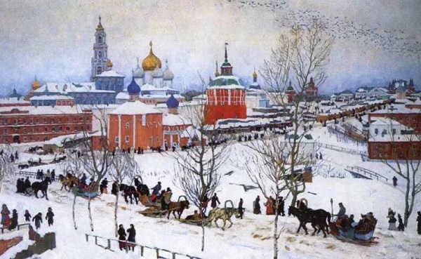 Сочинение по картине К. Ф. Юона «Зима. Ростов Великий»