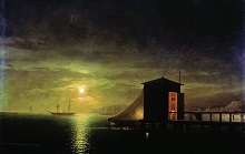 Сочинение по картине И.К. Айвазовского «Лунная ночь. Купальня в Феодосии»