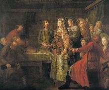 Сочинение по картине М. Шибанова «Празднество свадебного договора»