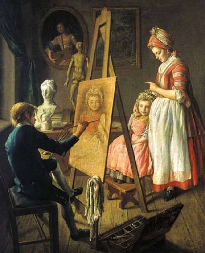 Сочинение по картине И. И. Фирсова «Юный живописец»