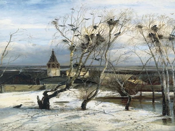 Сочинение по картине "Грачи прилетели" А. К. Саврасова