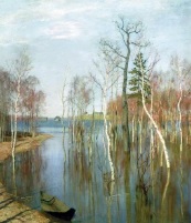 Сочинение по картине Левитана "Весна. Большая вода"