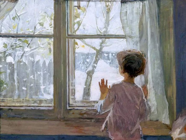 Сочинение по картине Тутунова "Зима пришла. Детство"