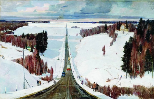 Сочинение по картине Нисского "Подмосковная зима"