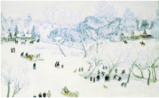 Сочинение по картине Юона "Волшебница-зима"