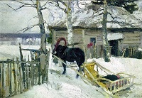 Сочинение по картине К.А. Коровина "Зимой"