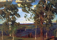 Сочинение по картине А.А. Рылова "Зеленый шум"