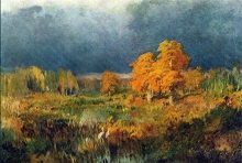 Сочинение по картине Ф.А. Васильева "Болото в лесу. Осень"
