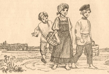 Жизнь крестьянских детей (по стихотворению Некрасова «Крестьянские дети»)